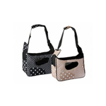 Camon Ca628/a Borsa Nera Con Pois Cm40x20x27 - immagine 2