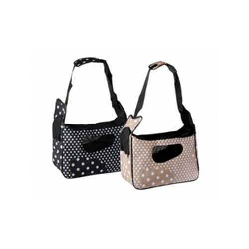 Camon Ca628/a Borsa Nera Con Pois Cm40x20x27 - immagine 3