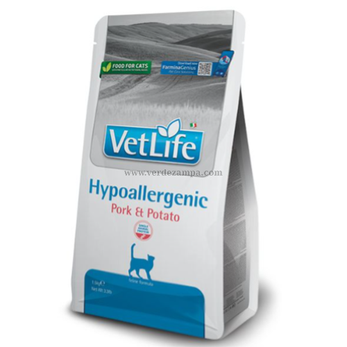 Farmina Vet Life Cat Secco Hypoallergenic Maiale Kg 1,5 - immagine 3