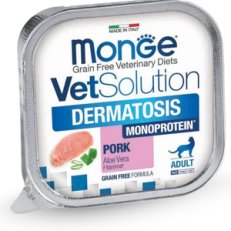 Monge Cat Vetsolution Umido Vaschetta Dermatotis Gr 100