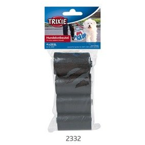 Trixie Tx2332 Sacchetti Igienici, Neri 4 Rotoli Da 20pz. Tg.m