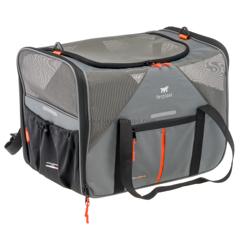 Ferplast Trasportino Voyager Carrier 450 Grigio - immagine 3