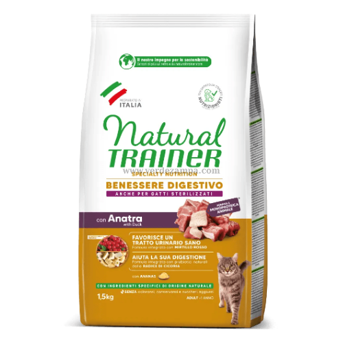 Trainer Natural Cat Sensitive Anatra Kg 1,5 - immagine 3