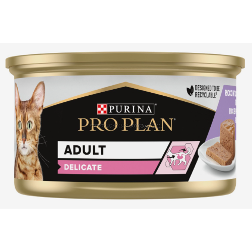 Proplan Cat Umido Lattina Delicate Tacchino Gr 85 - immagine 3