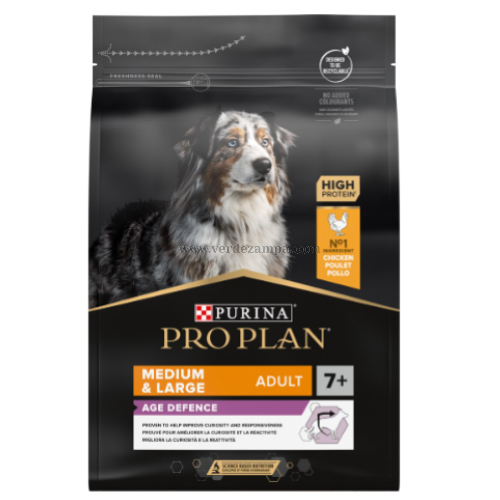 Proplan Dog Secco Adult 7+ Medium/large Pollo Optiage Kg 14 - immagine 3