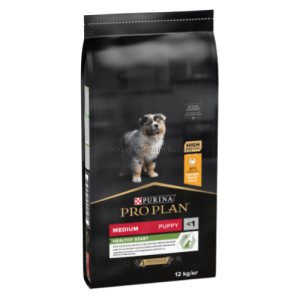 Proplan Dog Secco Puppy Medium Optistart Pollo Kg 12+2