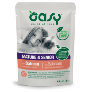 Oasy Cat Busta Mature Salmone Salsa Gr 85