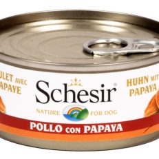 Schesir Dog Umido Lattina - 7370-4370 POLLO PAPAYA GR 150
