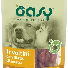 Oasy Snack Dog Involtini Filetto Gr 100 - ANATRA