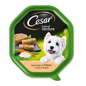 Cesar Selezione Orto Gr 150 - PATE' POLLAME CUORE VERDURE