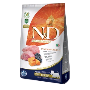 Farmina N&d Dog Secco Adult Mini Pumpkin Agnello E Mirtillo - GR 800