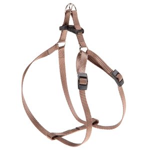 Ferplast Pettorina Nylon Easy S - MARRONE