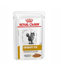Royal Canin Cat Veterinary Umido Busta Urinary S/o Gr 85 - MODERATE CALORIE