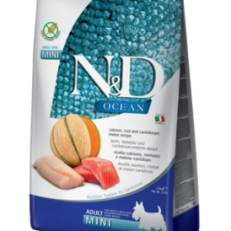 Farmina N&d Dog Secco Adult Mini Ocean Salmone Merluzzo Cantalupo Kg 2,5