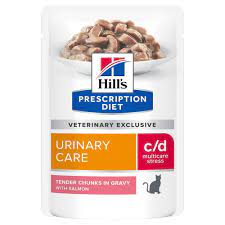 Hill's Cat Umido Prescription Diet Busta C/d Gr 85 - SALMONE