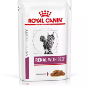 Royal Canin Cat Veterinary Umido Busta Renal Gr 85 - MANZO