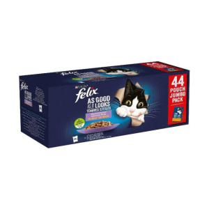 Felix Multipack Manzo-salmone-tonno-pollo Pz 44 X Gr 85