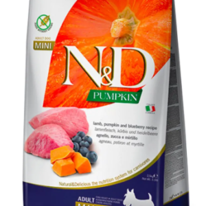 Farmina N&d Dog Secco Adult Mini Pumpkin Agnello E Mirtillo - KG 7