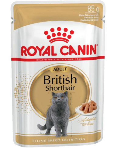 Royal Canin Cat Umido Busta Breed British Shorthair Gr 85
