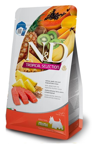 Farmina N&d Dog Secco Tropical Adult Mini Salmone Kg 1,5
