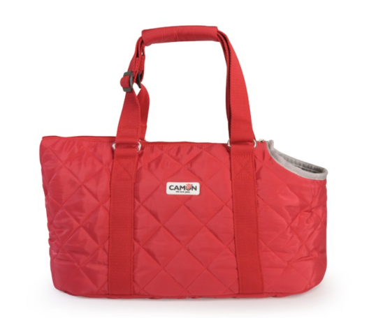 Camon Ca625/a Borsa-trasportino In Poliestere C/maniglie In Cotone - Colore Rosso - 45x22x26cm