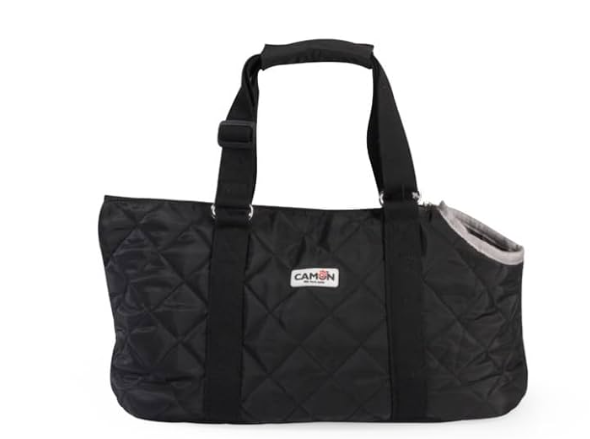 Camon Ca625/b Borsa-trasportino In Poliestere C/maniglie In Cotone - Colore Nero - 45x22x26cm