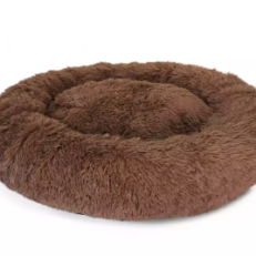 Camon Cc0136 Cuccia Ciambella, Sfoderabile, Colore Nocciola,  Diam. 80cm
