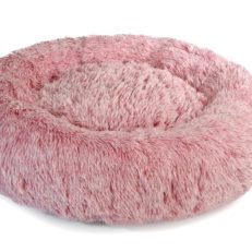 Camon Cc0143 Cuccia Ciambella, Colore Rosso Striato, Diam. 80cm