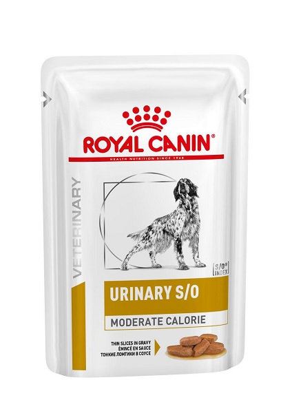 Royal Canin Dog Veterinary Umido Busta Urinary S/o Dog Moderate Calorie Gr 100