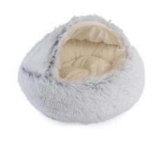 Camon Cc0150 Cuccia Ciambella, C/semicopertura, Grigio, D. 50cm