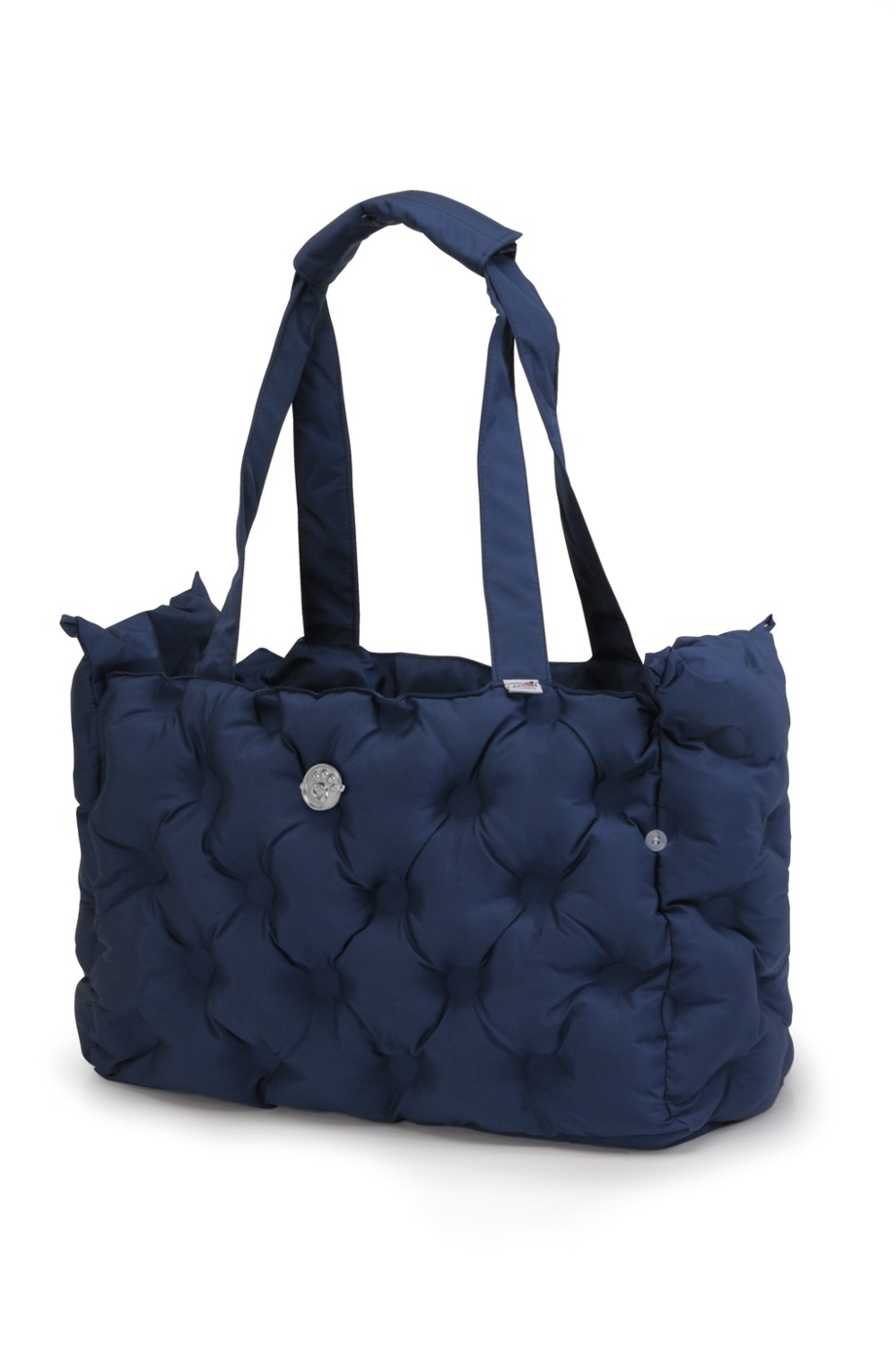 Camon Ca683 Borsa Trasportino Trapuntata - Blu 40x20x25(h)cm