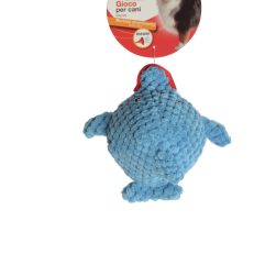Camon Ah052 Gioco Cane In Poliestere C/squeaker, Tre Soggetti, Squaletti, Diam. 9cm -