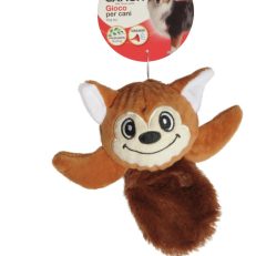 Camon Ah053 Gioco Cane In Poliestere C/squeaker E Frusciante, Quattro Soggetti, Approx. 20cm