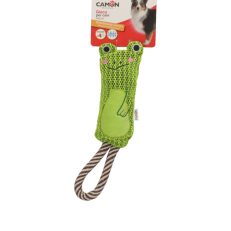 Camon Ah4202 Gioco Cane In Poliestere C/squeaker, Corda E Crinkle, 6 Soggetti, Approx. 30cm