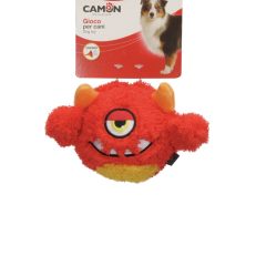 Camon Ah4206 Gioco Cane In Poliestere C/squeaker, Monster Size M Rosso, Diam. 12cm