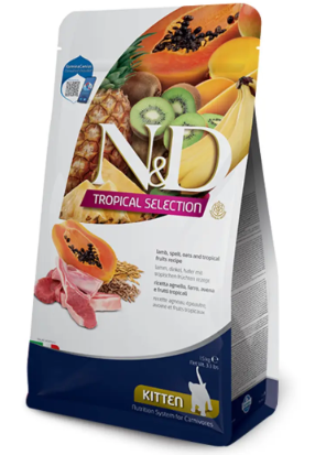Farmina N&d Cat Secco Tropical Kitten Agnello Kg 1,5