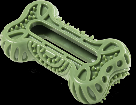 Gimdog Osso Massaggiante Verde Medium
