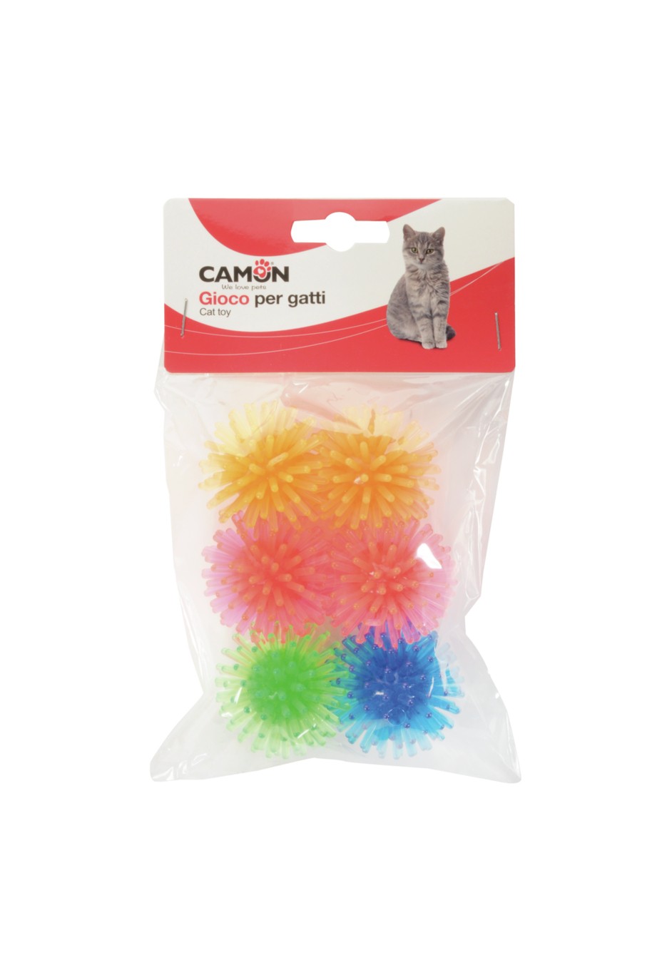 Camon Ag0384 Gioco Gatto (pvc), Mix Palline Colorate