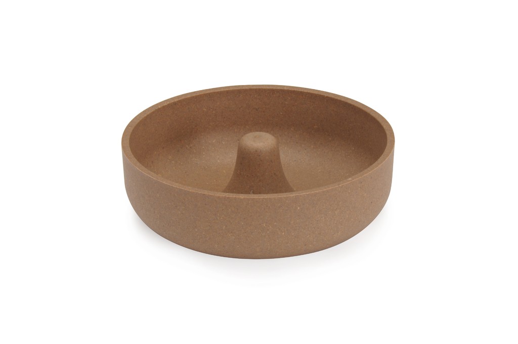 Camon C0274 Ciotola Bambù, Antiscivolo, Slow Eating Lento, Diam.137x46mm(h) - 430 Ml
