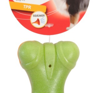 Camon Ad0513 Gioco Cane Osso In Tpr C/squeaker, Approx. 10cm -