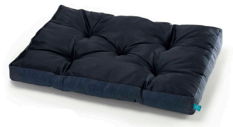 Leopet Materassino Nido D'ape Grigio E Unito Blu 130x95x10h Cm Waterp.