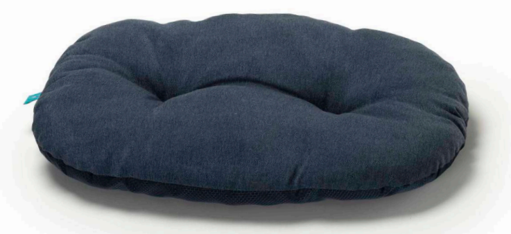 Leopet Materassino Nido D'ape Grigio E Unito Blu 90x65x10h Cm Waterp.
