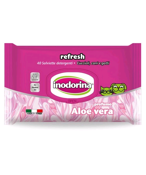 Inodorina Salviette Aloe Pz 40