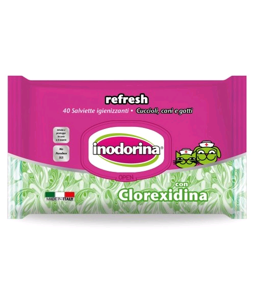 Inodorina Salviette Clorexidina Pz 40
