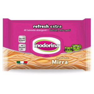 Inodorina Salviette Manto Lungo Mirra Pz 40