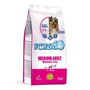 Forza 10 Dog Maintenace - Sacco Di Carta - Adult Medium Pesce Kg 12