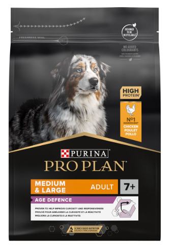 Proplan Dog Secco Adult 7+ Medium/large Pollo Optiage Kg 14