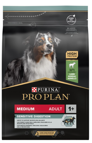 Proplan Dog Secco Adult Medium Sensitive Sensitive Digestion Agnello Kg 3 Offerta