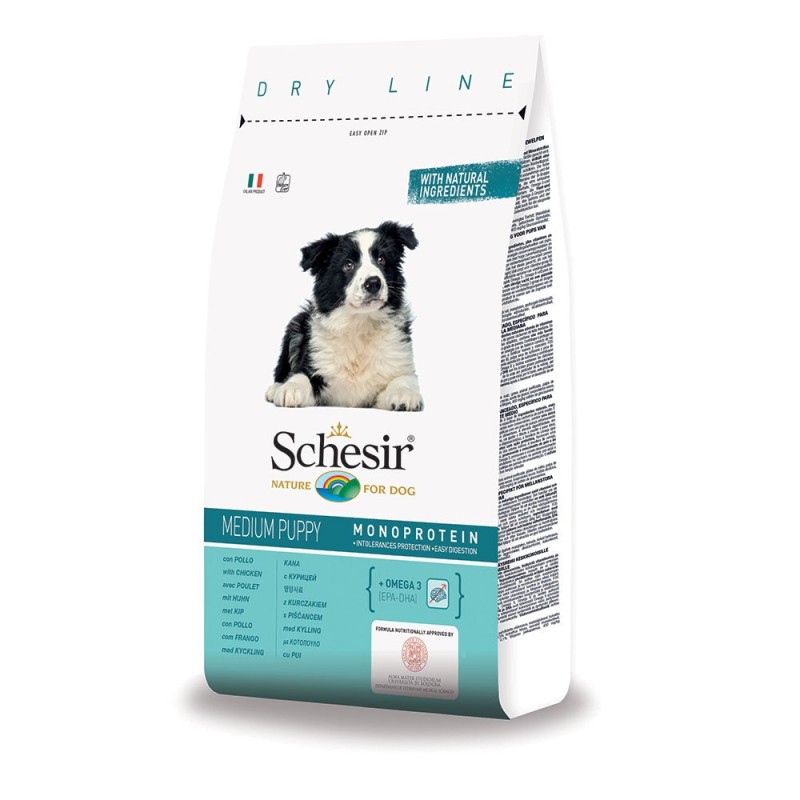 Schesir Dog Secco Puppy Medium Kg 3