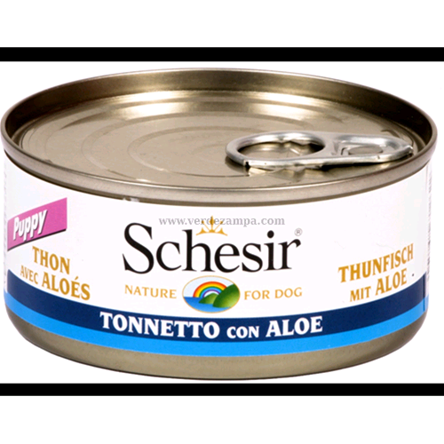 Schesir Dog Umido Lattina Puppy E Aloe Gr 150 - immagine 3